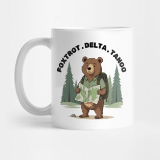FDT Resist Bear, Anti Trump, National Parks Forest Service - Foxtrot Delta Tango Mug